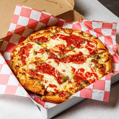 Personal Mafioso Pizza.