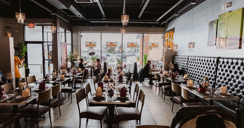 Interior seating area