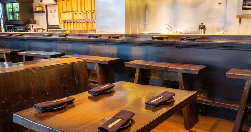 Interior, a bar with bar stools