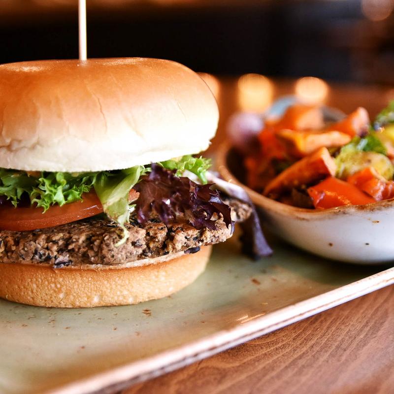 menu item 26 of 54, Blackbean Burger (V)