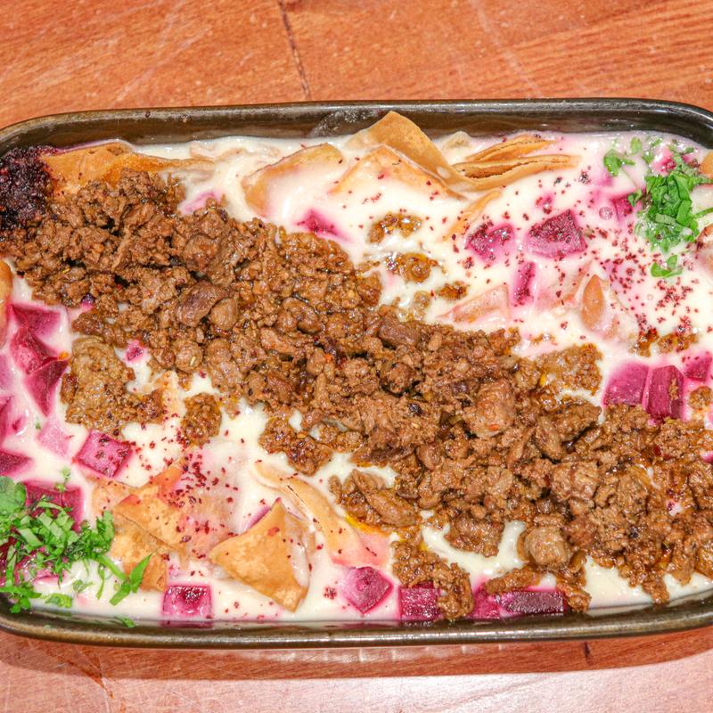 Beetroot & Beef Fatteh photo