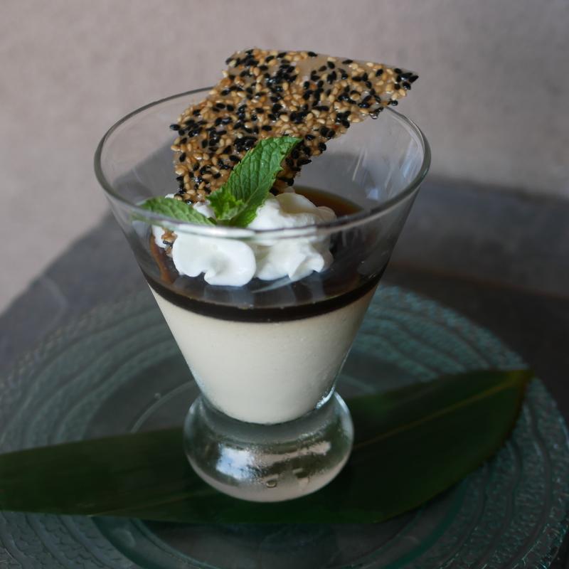Hojicha Panna Cotta photo