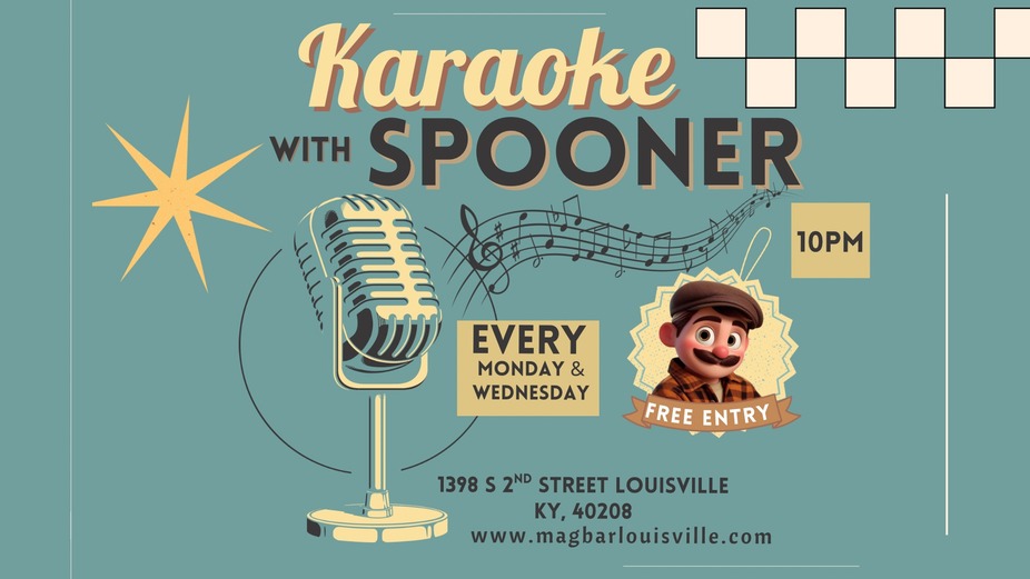 Spooner's Late Night Karaoke !! Every Monday and Wednesday. event photo