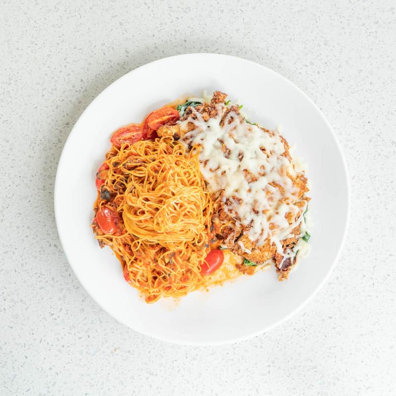 menu item 9 of 9, Crispy Chicken Pasta