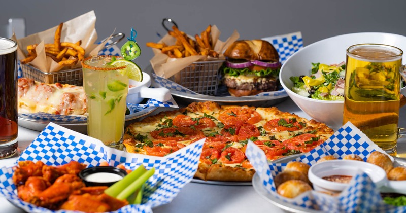 Multiple dishes presented on table