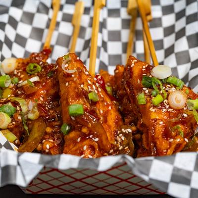Szechuan Paneer Sticks.