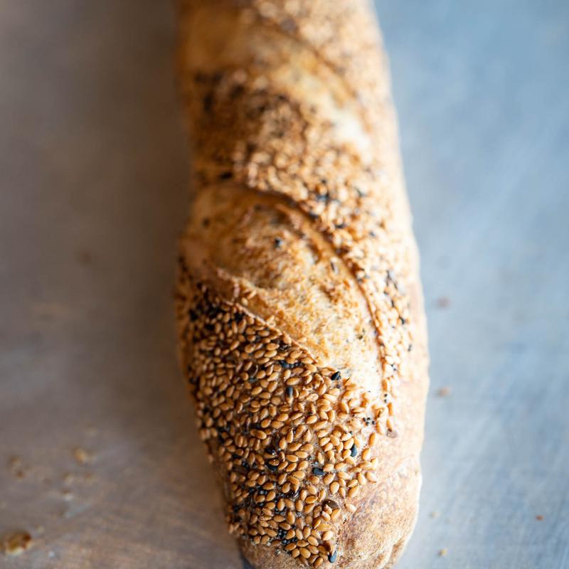 Seeded Sourdough Baguettes photo