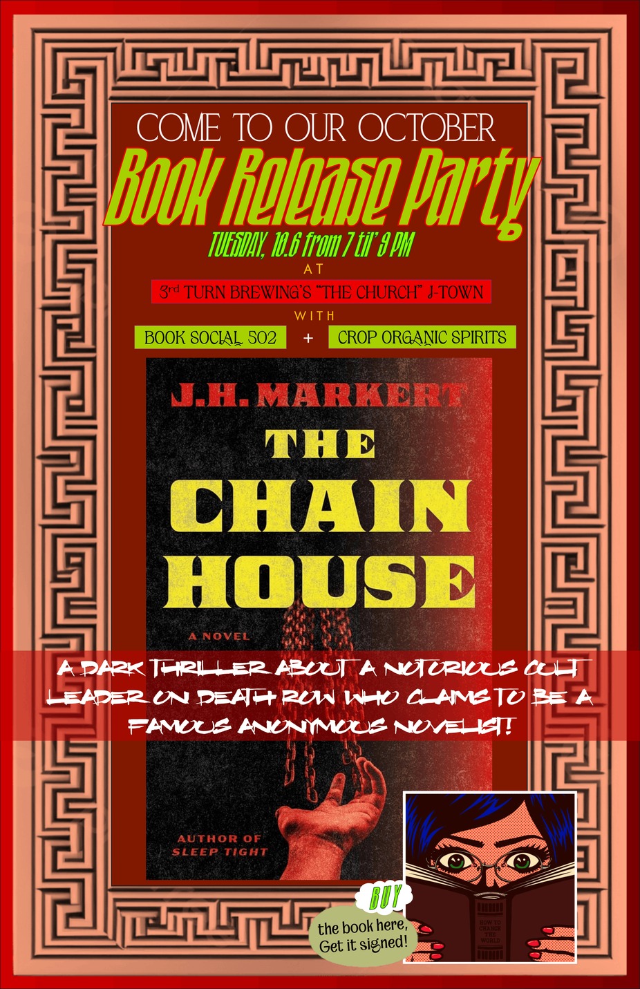 Book Release: The Chain House by J.H. Markert event photo