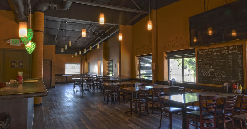 Interior, main seating area