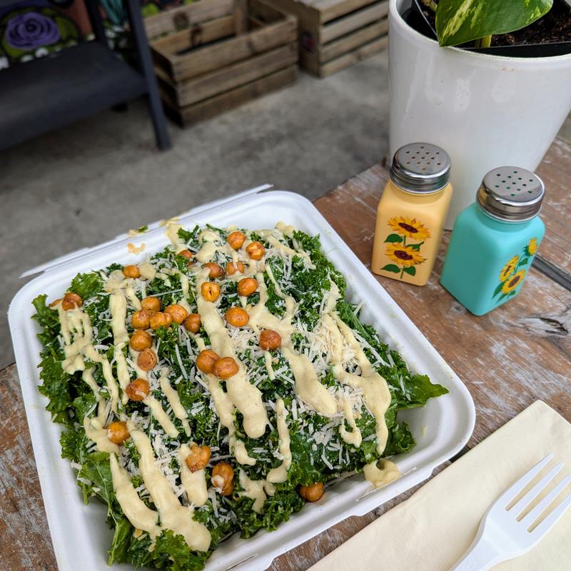 Big Kale Caesar Salad #gf photo