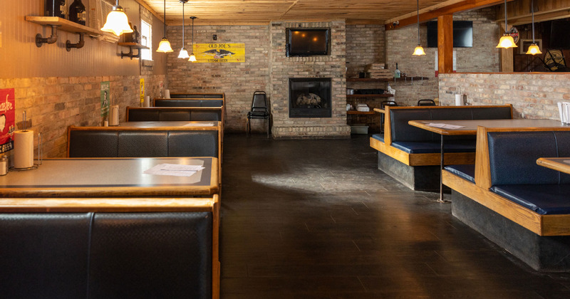 Interior, guest booths