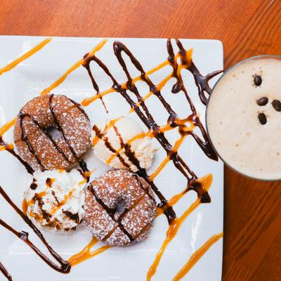 Donuts ala Mode and Espresso Martini.