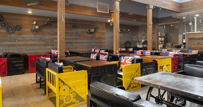 Interior, seating area