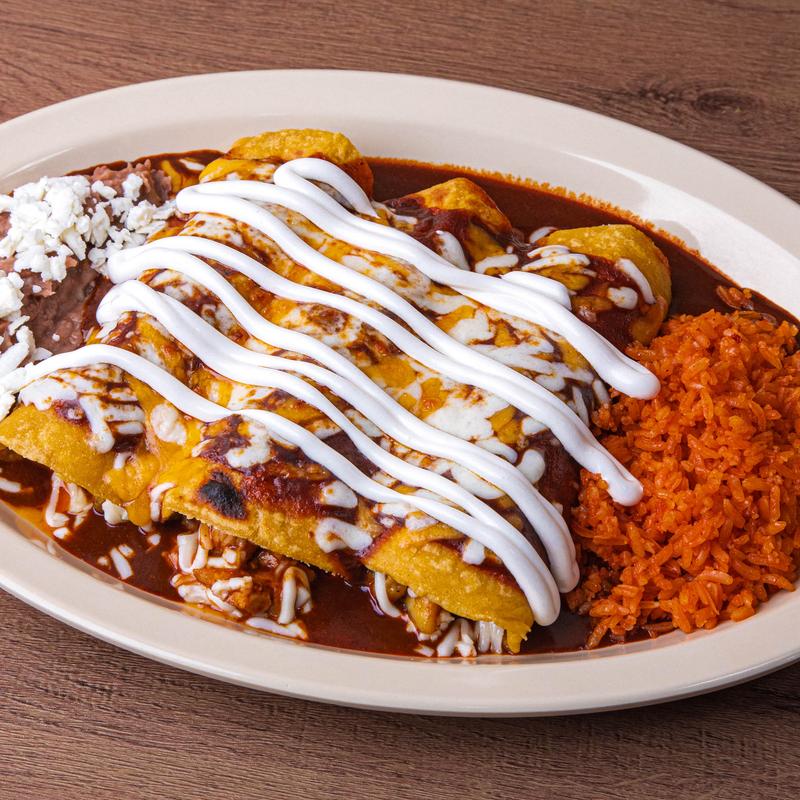 menu item 3 of 6, Chicken Enchiladas