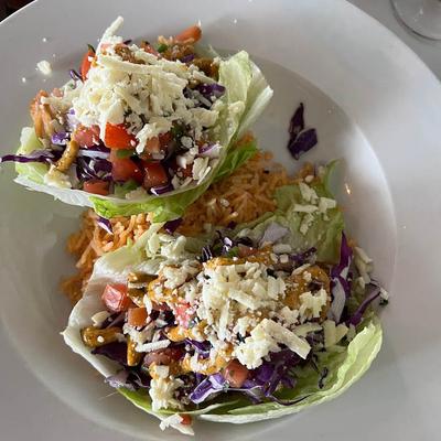 Taco lettuce wraps.