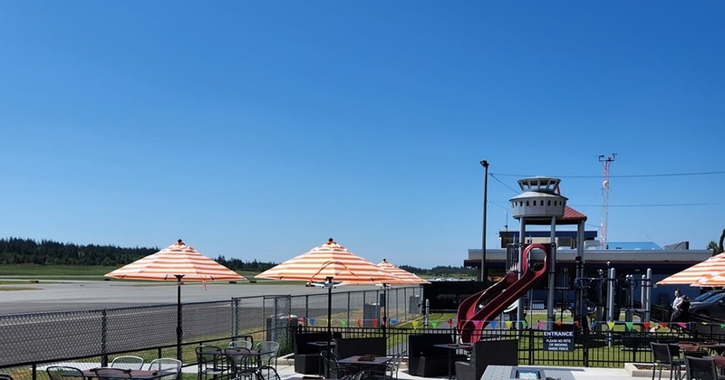 Outdoor seating area