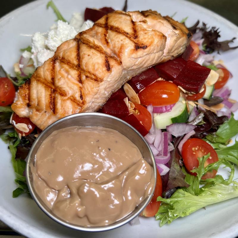menu item 33 of 37, Grilled Salmon and Beet Salad*
