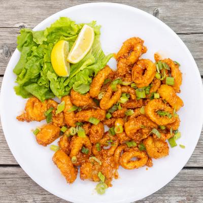 Sweet chili calamari.