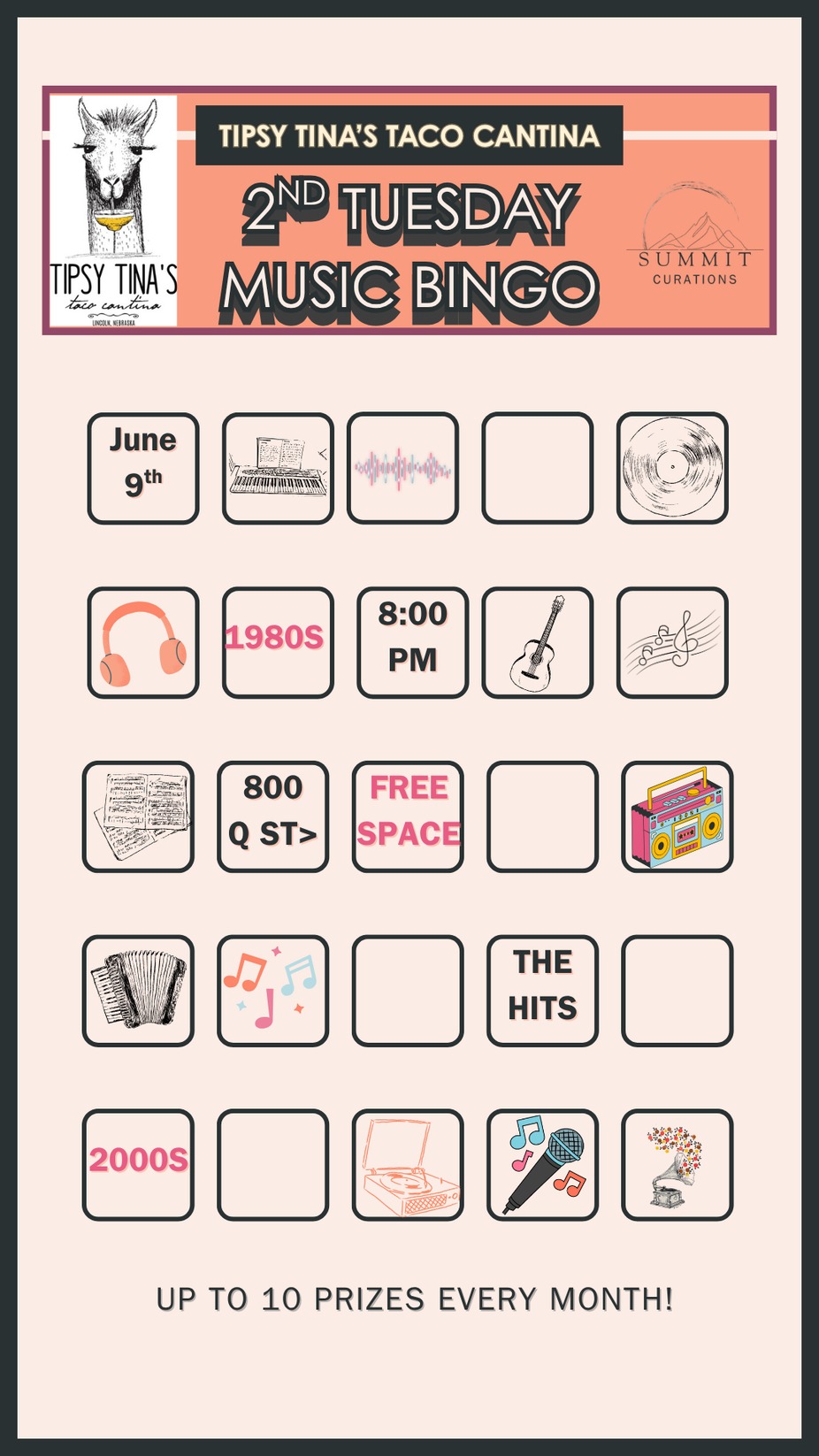 2nd Monday Music Bingo event photo