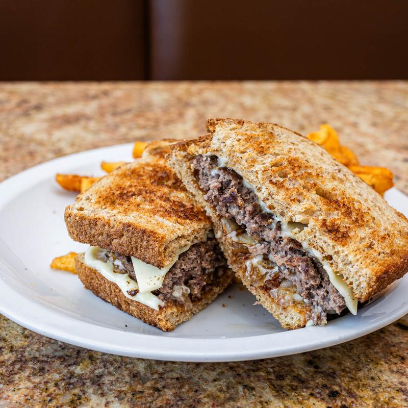 menu item 5 of 5, Patty Melt