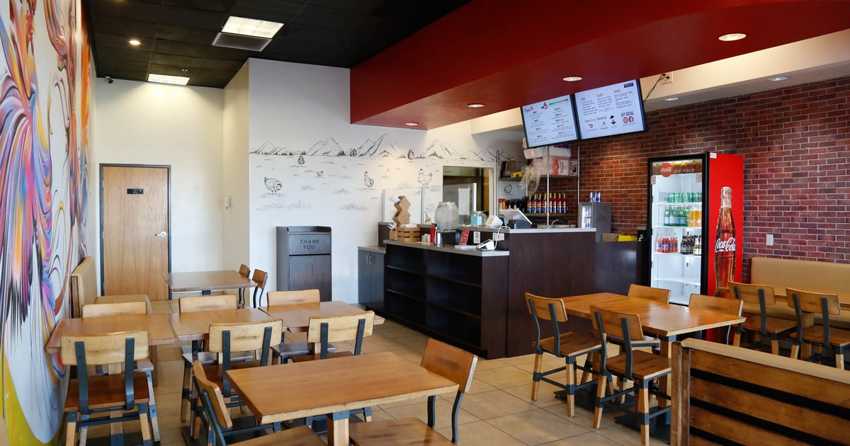 Interior, dining area