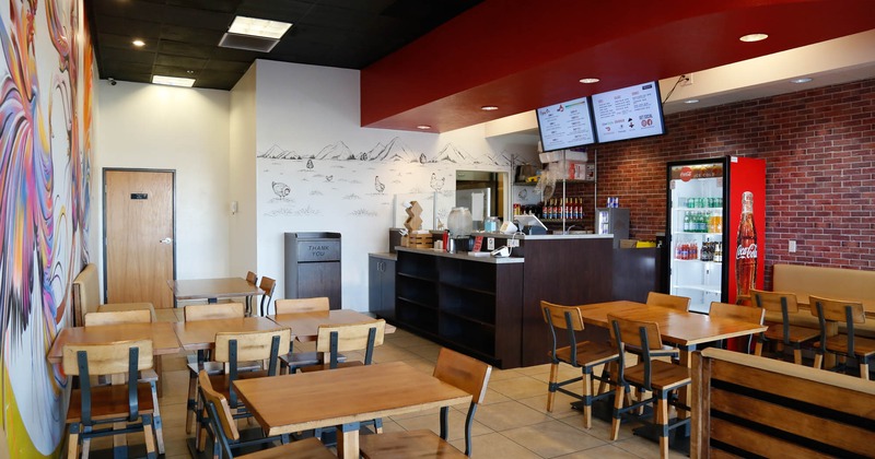 Interior, dining area