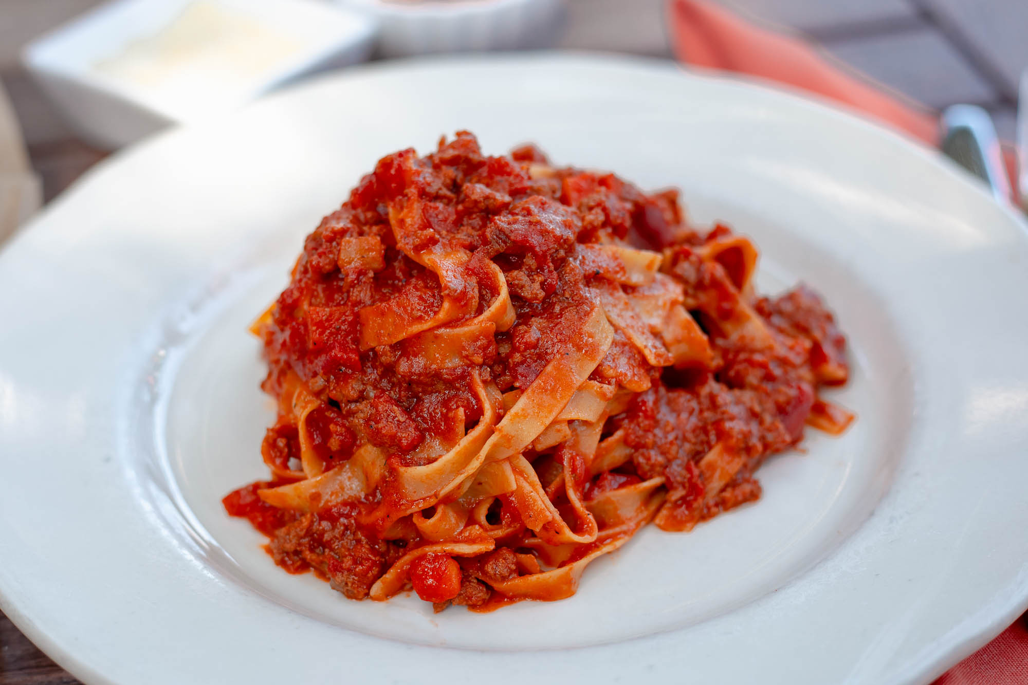 pasta with bolognese sauce