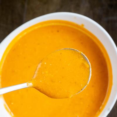 Tomato and Coconut Soup.