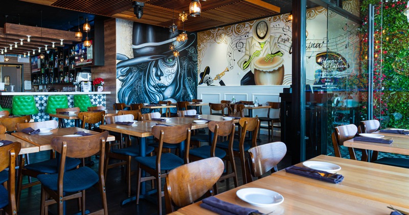 View of a dining space