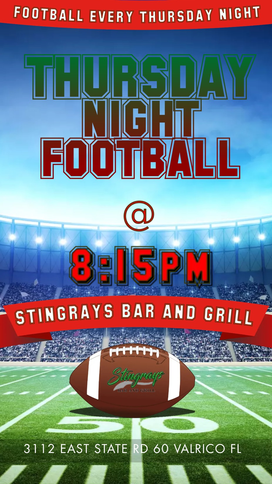 Stingray's Bar Grill & Arcade - events