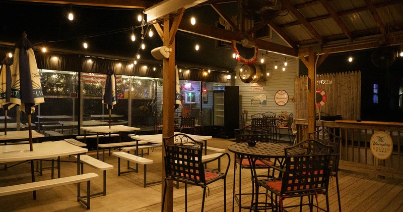 Exterior seating area