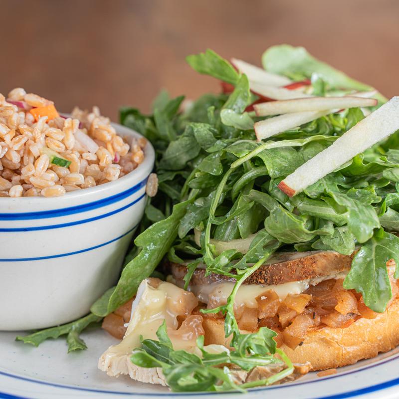 Open Faced Roast Turkey Sandwich photo