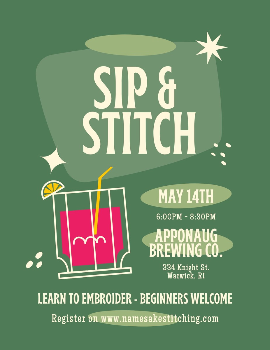 Sip & Stitch event photo