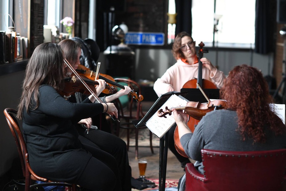 Minuets & Mimosas: Fever Pitch String Quartet event photo