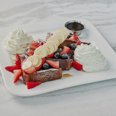 Banana and berry French Toast.