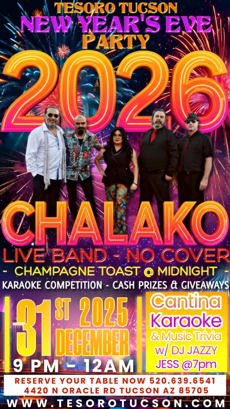 NYE LIVE W/ CHALAKO event photo