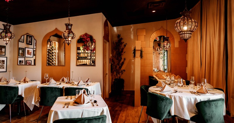 Interior, dining area