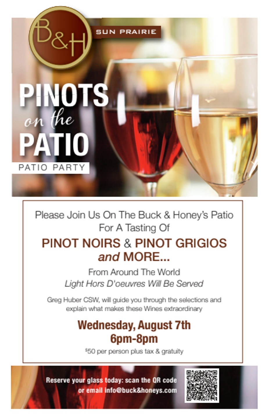 Pinots on the Patio event photo