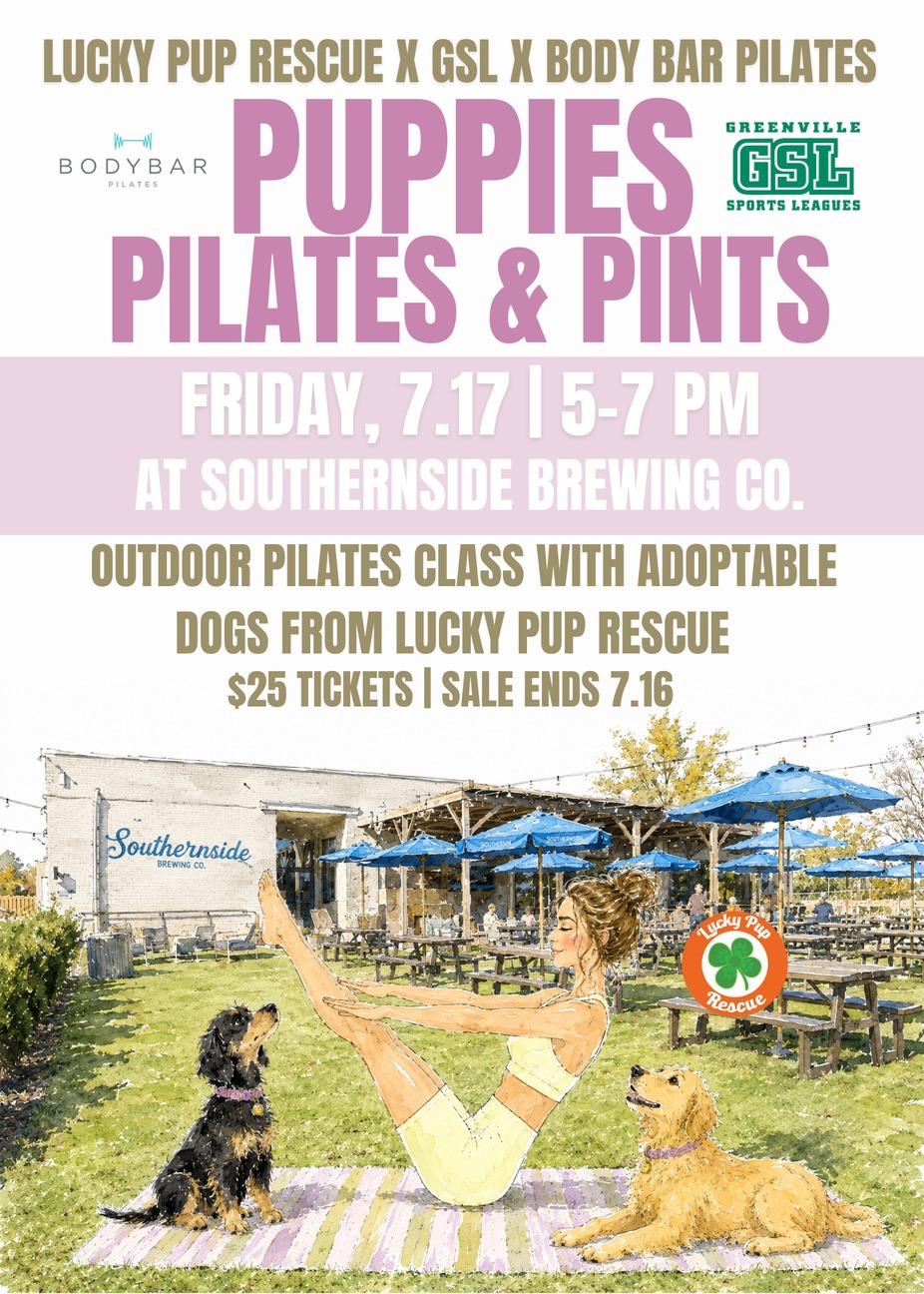 Puppies, Pilates, & Pints event photo