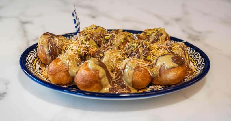 Dubai Lukamadnes served on the plate