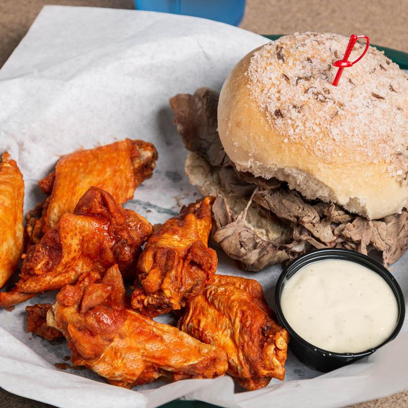 5oz. Roast Beef Sandwich & 6 Wings photo
