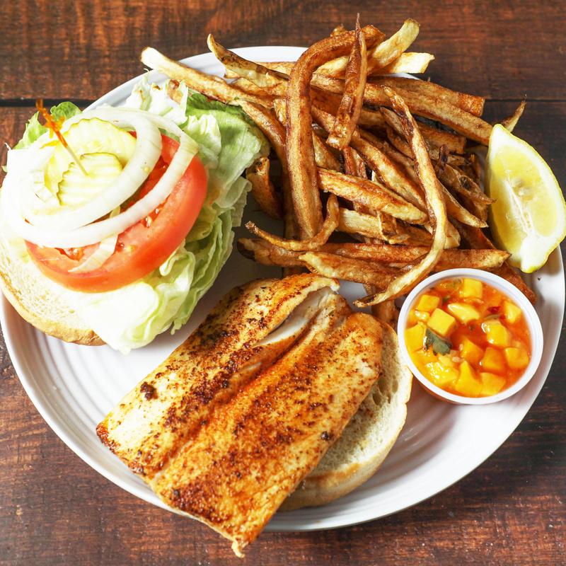 Pitcher’s Mound Monster Mahi Mahi Sandwich photo