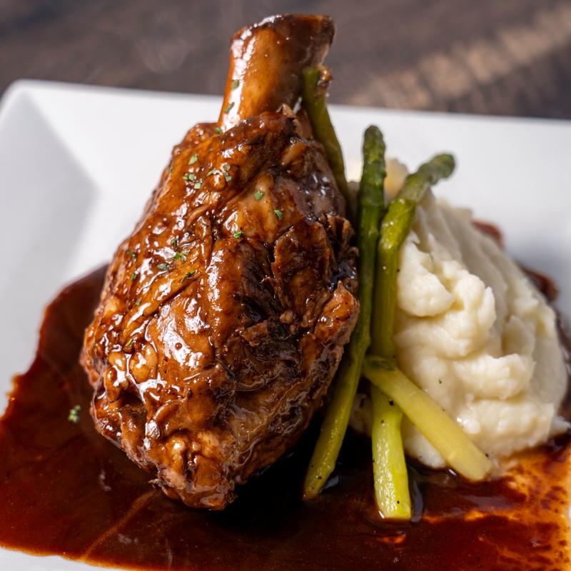 menu item 12 of 16, Braised Pork Osso Buco
