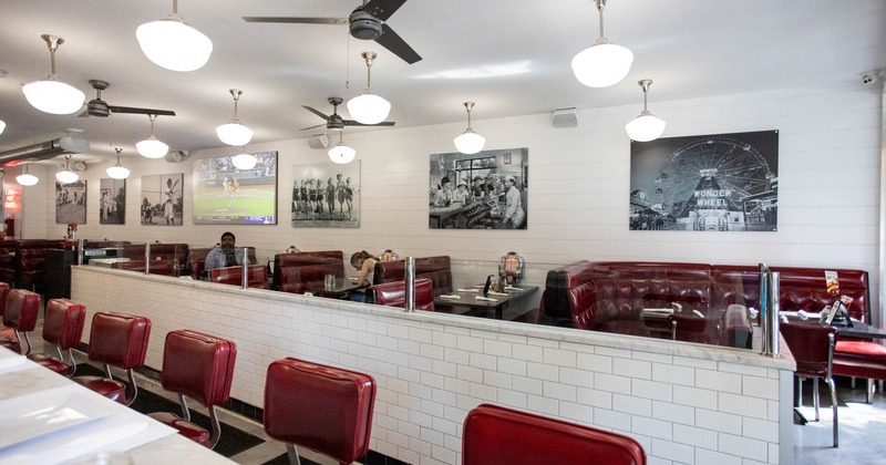 Interior, dining area