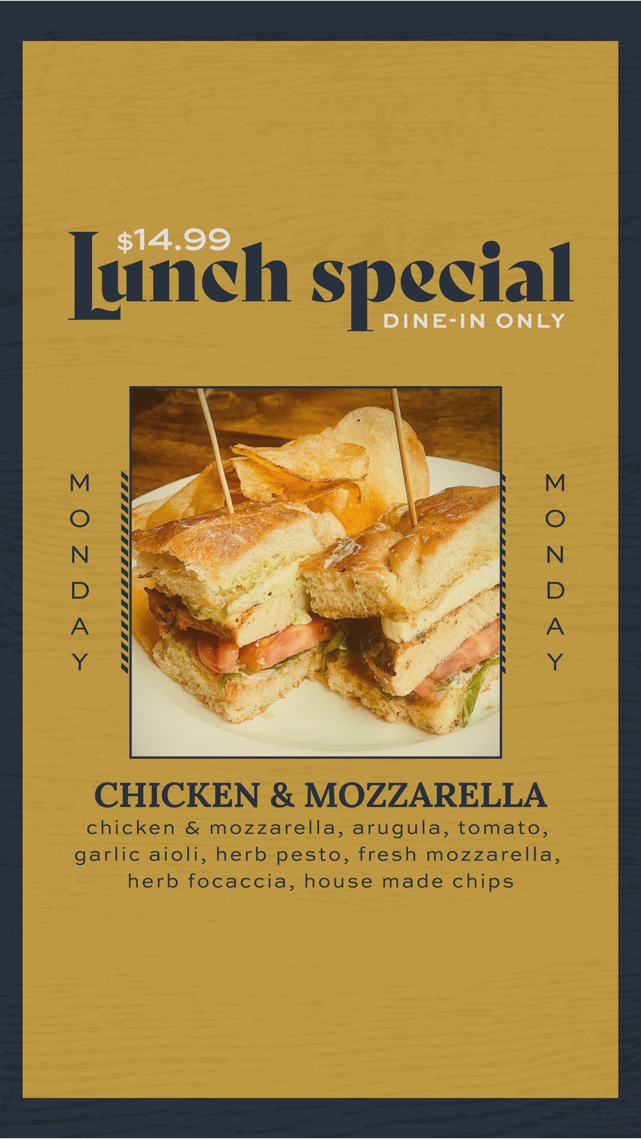 
                                            Monday September 14th Special 1