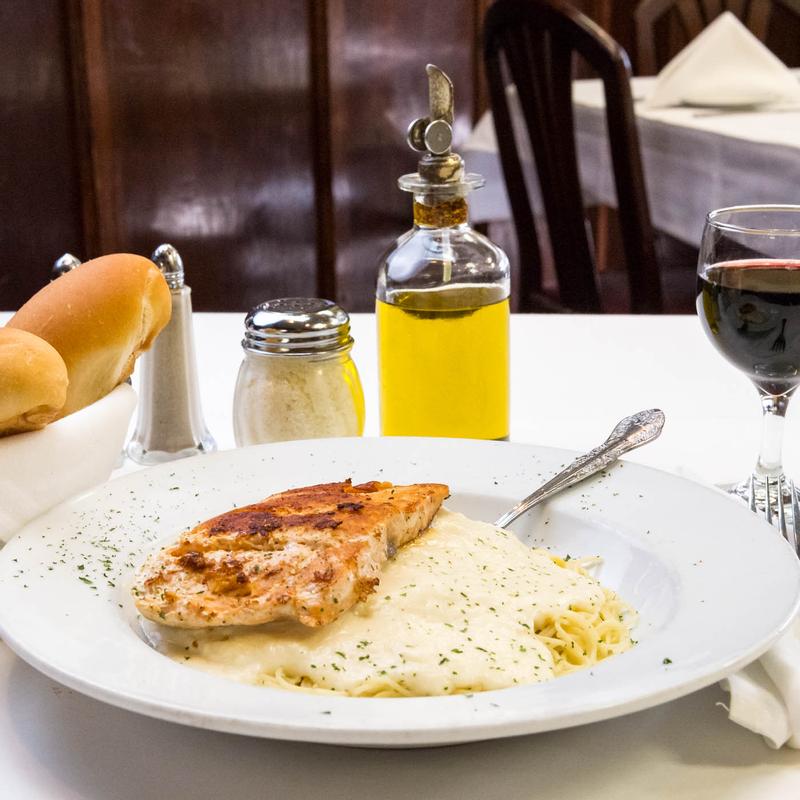 Angel Hair Pasta and Salmon photo