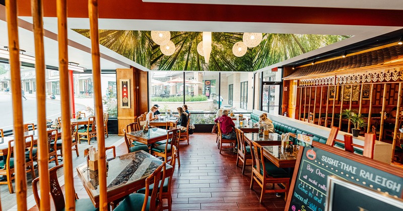 Interior, dining area