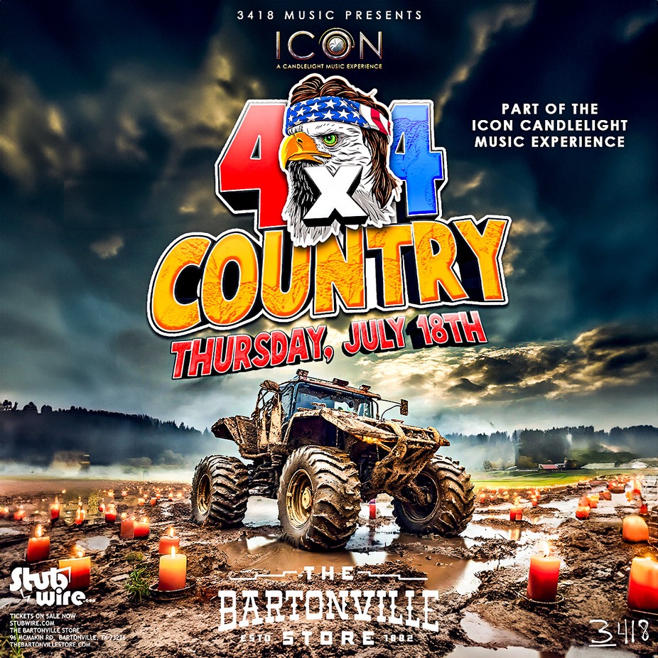 ICON A Candlelight Music Experience presents 4x4 Country by Candlelight event photo