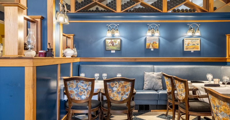 Booth and table ready for guests