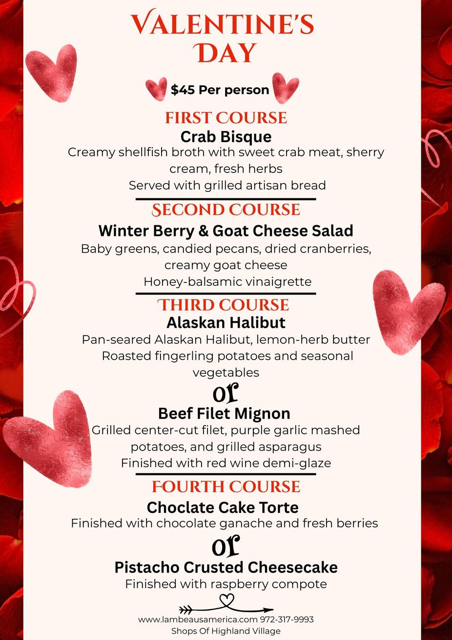 Lambeau's Valentine's Dinner event photo